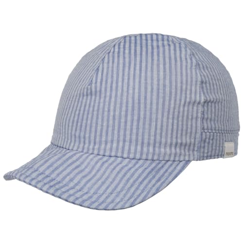 maximo Twotone Stripes Kids Cap Basecap Baseballcap Baumwollcap Kindercap Kinder - Made in Germany mit Schirm Frühling-Sommer Sommer - 55 cm blau von maximo