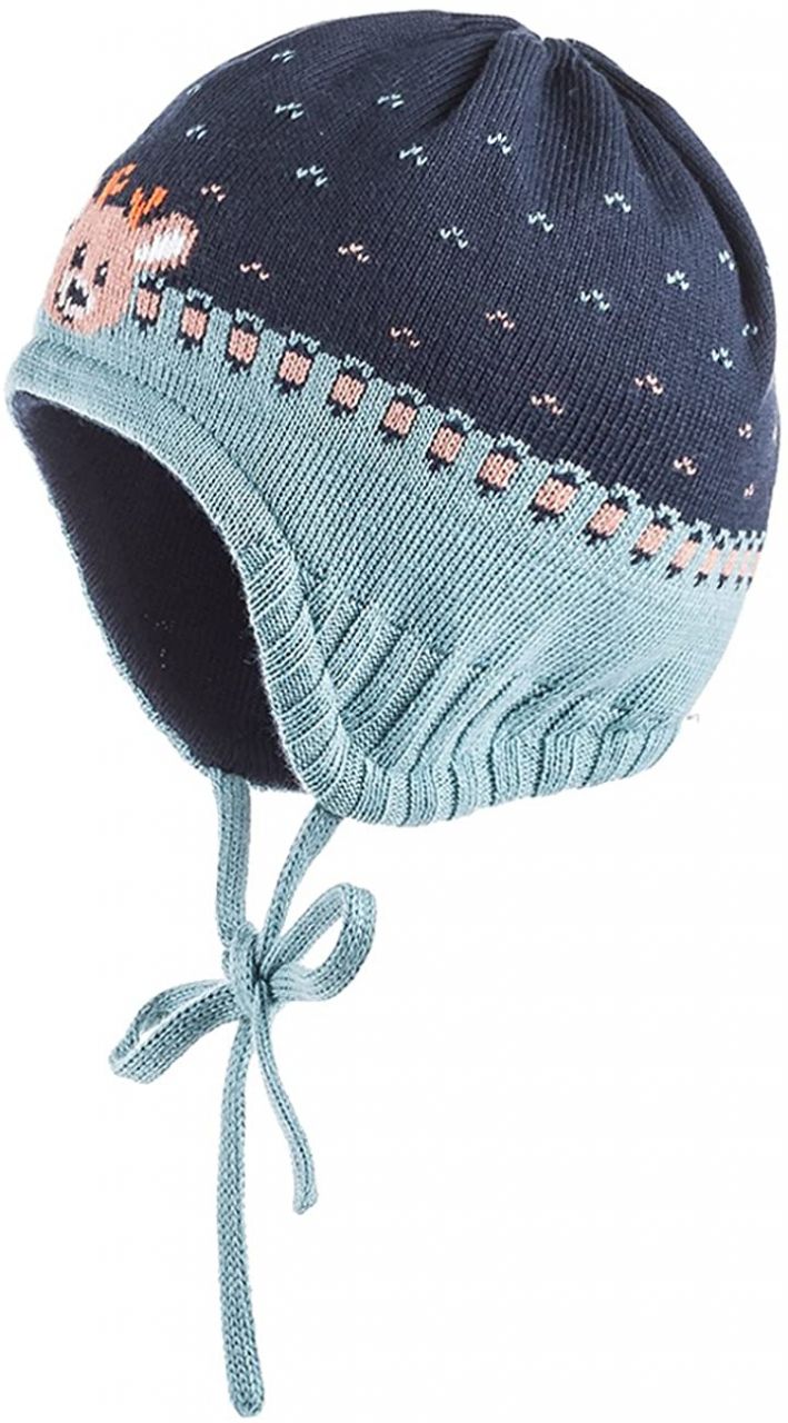 maximo Wintermütze Junge Bindeband Elch von maximo