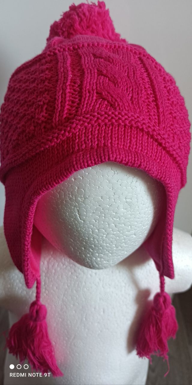 maximo Wintermütze Mädchen pink von maximo