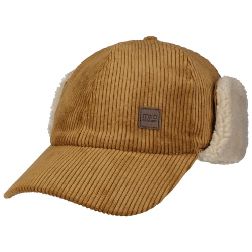 maximo mxo Kids Cordcap mit Ohrenklappen Basecap Baseballcap Kindercap Wintercap (51 cm - Camel) von maximo