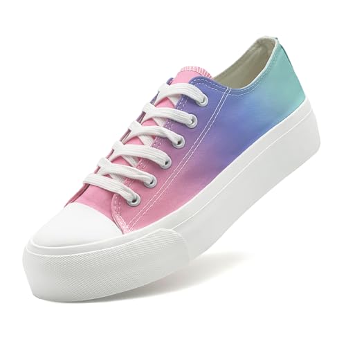 maxvinci Plateau Sneaker Damen Canvas Schuhe Dicken Sohlen Stoffschuhe Low Top Sneakers Platform Turnschuhe Sportschuhe maxvinci Plateau Sneaker Damen Canvas Schuhe Dicken Sohlen Stoffschuhe Low Top Sneakers Platform Turnschuhe Sportschuhe von maxvinci