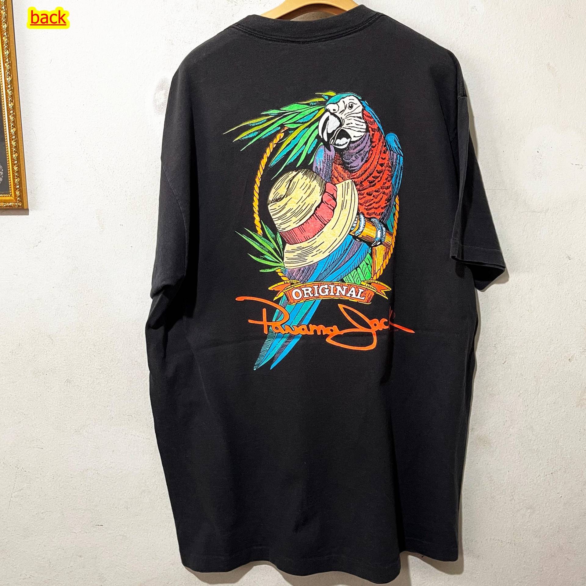 Vintage 90Er Jahre Panama Jack Shirt Größe Xl Papagei T-Shirt, Surf Strand-T-Shirt Vintage 90Er Jahre Panama Jack Shirt Größe Xl Papagei T-Shirt, Surf Strand-T-Shirt von maxvintageshop