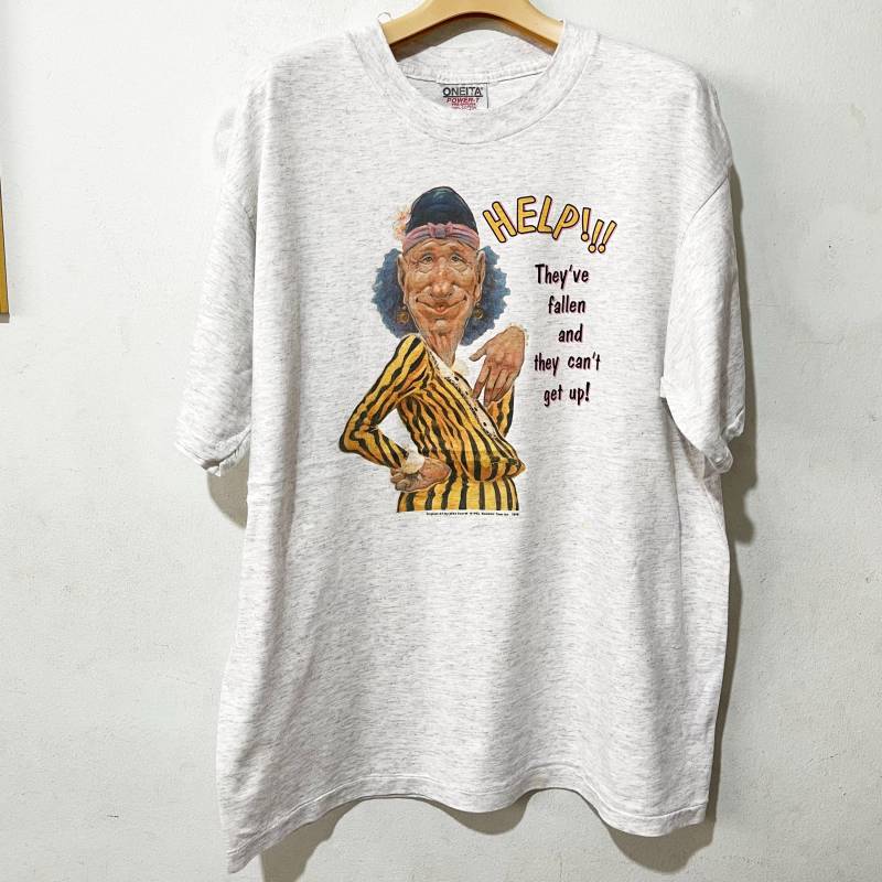 "Vintage 90Er Jahre "They've Fallen Andthey Can't Get Up" The Thems Tiny Bird T-Shirt Shirt." von maxvintageshop
