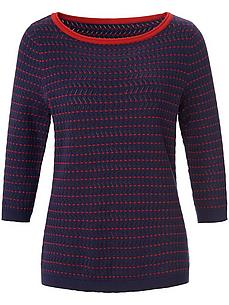 Pullover 3/4-Arm mayfair by Peter Hahn blau von mayfair by Peter Hahn