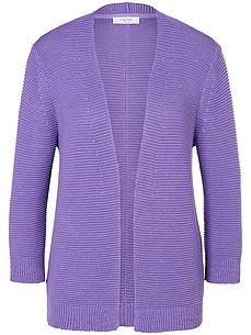 Strickjacke 3/4-Arm mayfair by Peter Hahn lila von mayfair by Peter Hahn