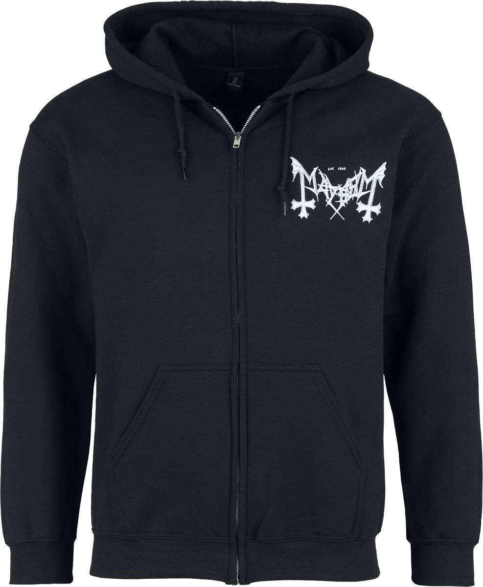 Mayhem Kapuzenjacke - Pure Fucking Armageddon - M bis XXL - für Männer - Größe M - schwarz  - Lizenziertes Merchandise! von mayhem