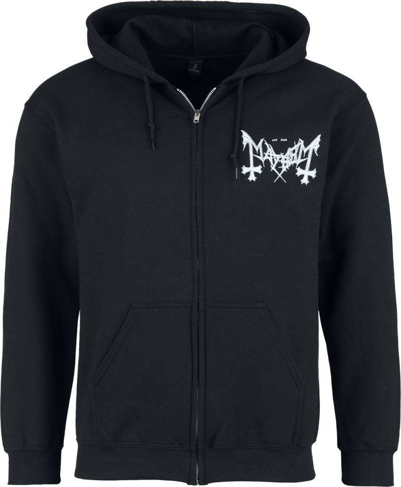 Mayhem Pure Fucking Armageddon Kapuzenjacke schwarz in M von mayhem