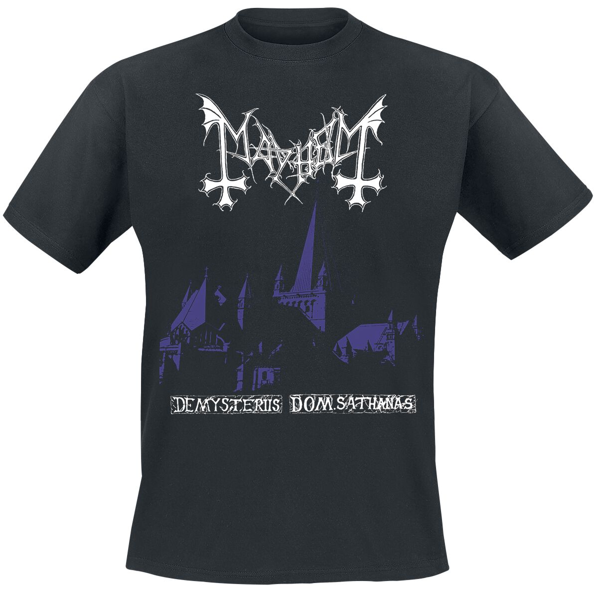 Mayhem Purple De Mysteriis Dom Sathanas T-Shirt schwarz in L von mayhem