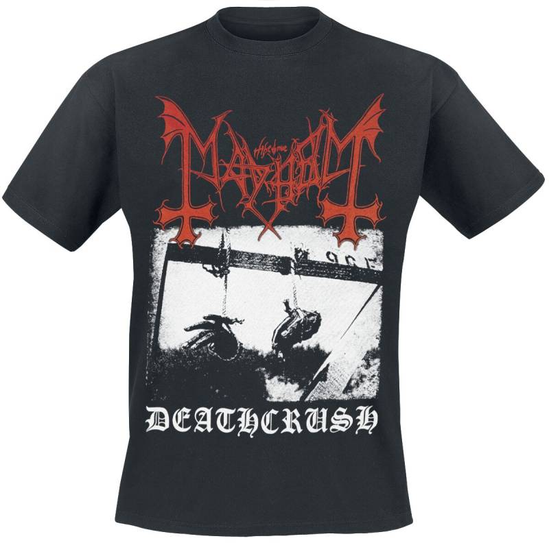 Mayhem T-Shirt - Deathcrush - M bis XXL - für Männer - Größe XXL - schwarz  - Lizenziertes Merchandise! von mayhem
