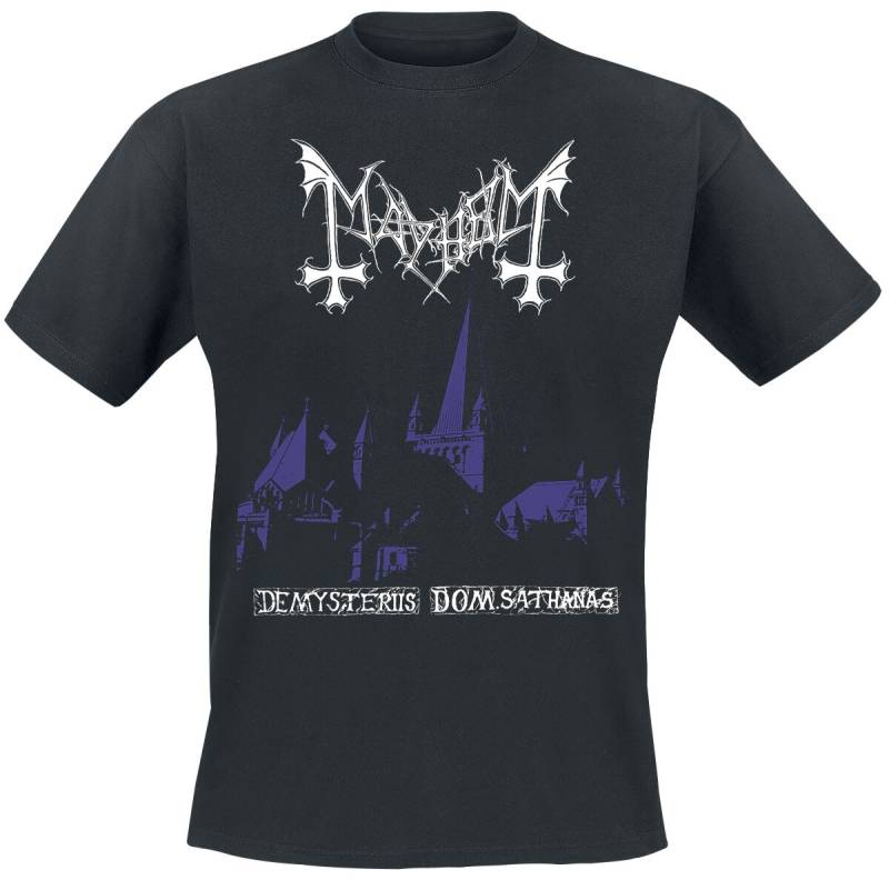 Mayhem T-Shirt - Purple De Mysteriis Dom Sathanas - S bis XXL - für Männer - Größe XXL - schwarz  - Lizenziertes Merchandise! von mayhem