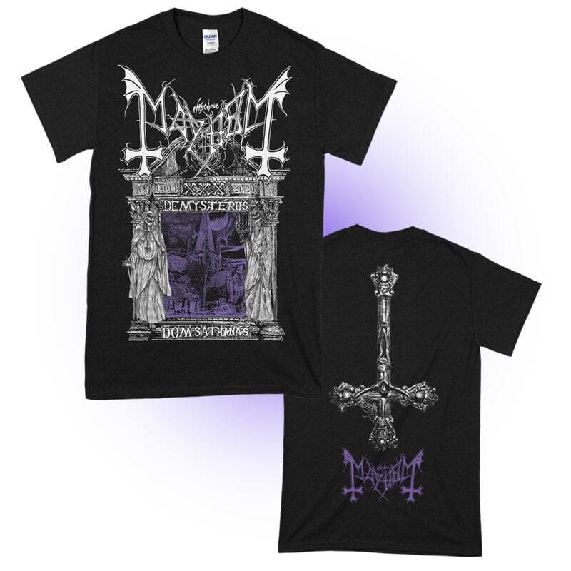 Mayhem Temple Black T-Shirt schwarz in S von mayhem
