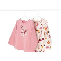 Mayoral 2er Pack Langarmshirts rosa von mayoral