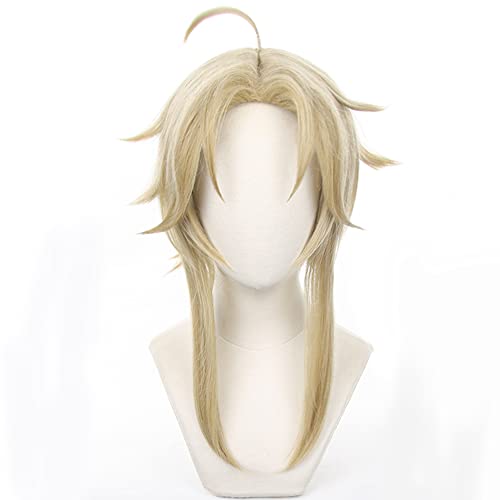Amine Game Cosplay Perücke Gelber Langer Pferdeschwanz Perücken für Frauen Halloween, Comic Con, Cosplay Show Perücken von maysuwell