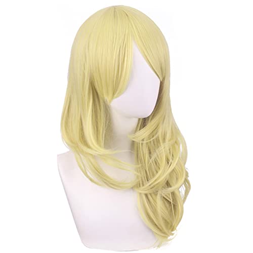 Anime Cosplay Wig Emma Sano Wig for Men Women Blond hair for Halloween carnival Q3Costume Party with Free Wig Cap von maysuwell