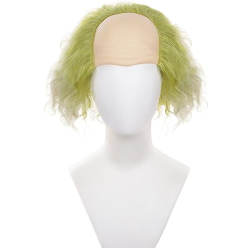 Kosplay-Perücke mit kurzem lockigem roten Haar für Männer Halloween-Kosplay von maysuwell