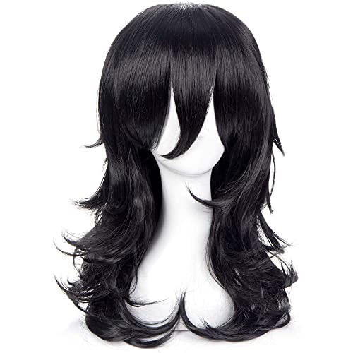 My Hero Academia Cosplay Amanai Aizawa Shouta Perücke Anime Black Cosplay Perücke für Halloween, Party, Hochzeiten mit gratis Perückenkappe von maysuwell