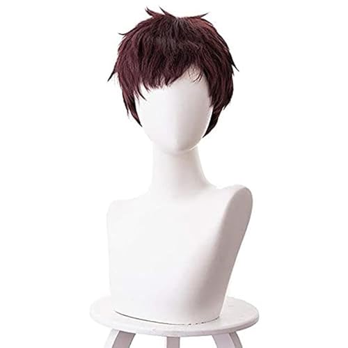 My Hero Academia Cosplay Amanai Overhaul Perücke Anime Braun Wellig Kurz Cosplay Perücke für Halloween, Party, Karneval, Nachtleben, Konzerte, Hochzeiten mit gratis Perückenkappe von maysuwell