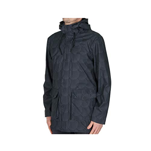 mazine Alton Parka Dark Navy Allover S von mazine