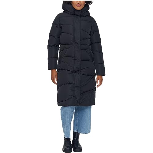 mazine Damen Langmantel Wanda Coat - black - Größe L von mazine