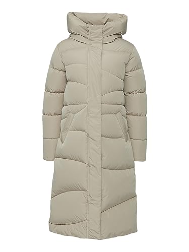 mazine Damen Langmantel Wanda Coat - light taupe - Größe L von mazine