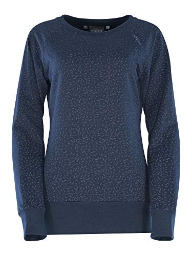 mazine Damen Moon Sweater - Navy/Printed - S von mazine