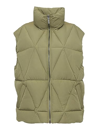 mazine Damen Steppweste Hanska Vest - moss - Größe M von mazine