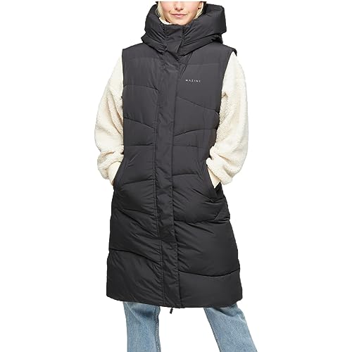 mazine Damen Steppweste Wanda Vest - black - Größe L von mazine