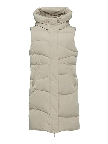 mazine Wanda Vest - Steppweste, Größe_Bekleidung:XL, Farbe:light taupe von mazine