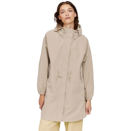 mazine Damen Übergangsjacke Ella Light Parka, Größe:S, Farben:Light Taupe von mazine