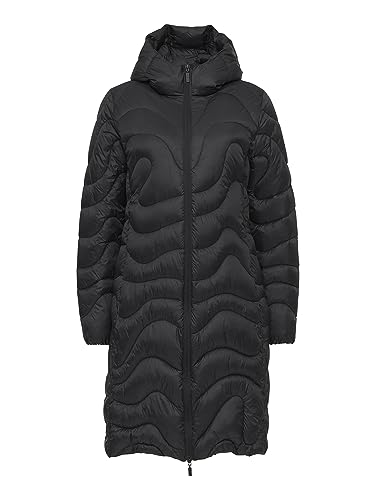 mazine Damen Winterjacke Aska Light Padded Coat - black - Größe L von mazine