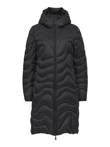 mazine Damen Winterjacke Aska Light Padded Coat - black - Größe S von mazine