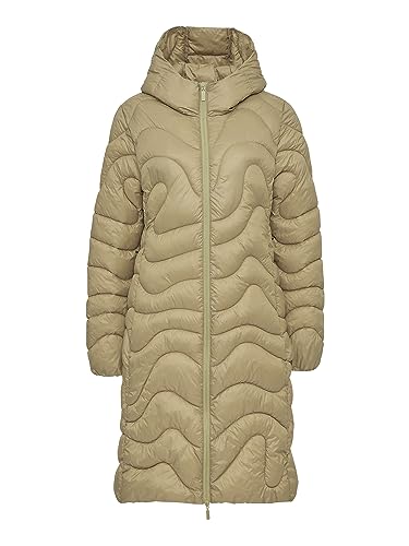 mazine Damen Winterjacke Aska Light Padded Coat - moss - Größe L von mazine