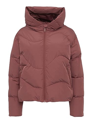 mazine Damen Winterjacke Dana Puffer Jacket - dark cherry - Größe M von mazine