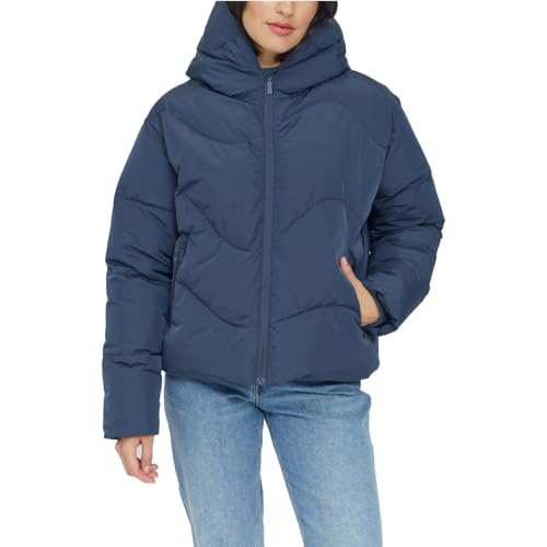 mazine Damen Winterjacke Dana Puffer Jacket - night blue - Größe XS von mazine