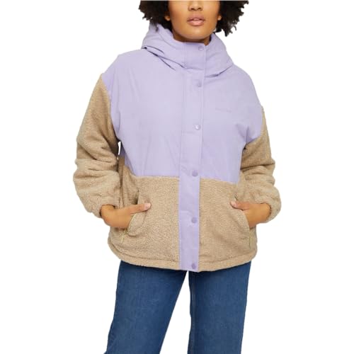 mazine Damen Winterjacke Laine Jacket - purple haze/light taupe - Größe XL von mazine