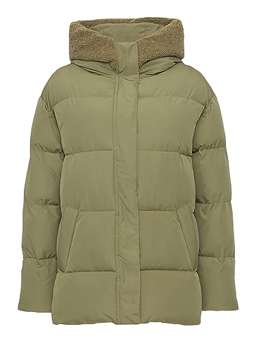 mazine Damen Winterjacke Peyla Puffer Jacket - moss - Größe M von mazine
