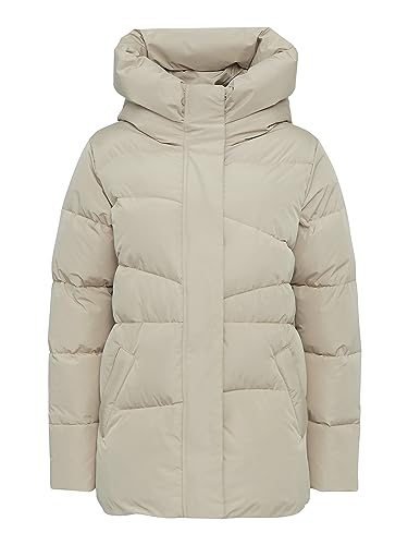 mazine Damen Winterjacke Wanda Jacket - light taupe - Größe M von mazine