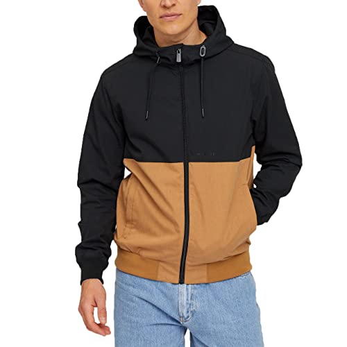 mazine Herren Übergangsjacke Campus Light Jacket, Größe:XXL, Farben:Black/Cashew von mazine