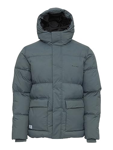 mazine Herren Winterjacke Moonbeam Puffer Jacket - steel blue - Größe S von mazine