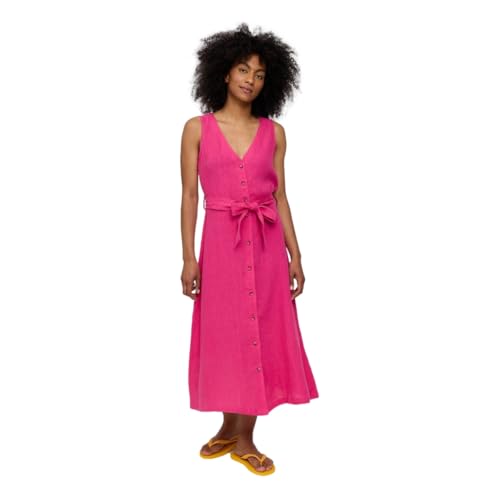 mazine Sleeveless Linen Maxi Dress - Maxikleid, Größe:S, Farbe:Fuchsia von mazine