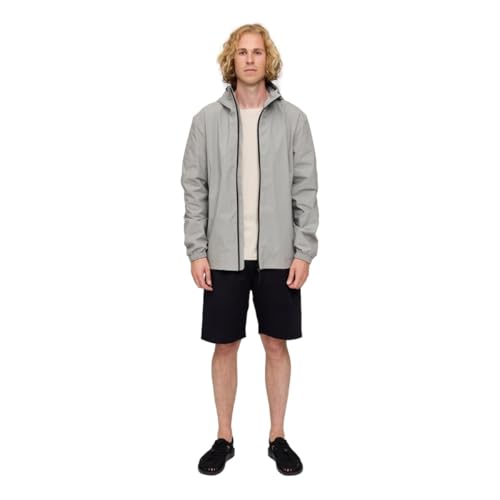 mazine Technical Rain Jacket Recycled Fabric - Herren Regenjacke, Größe:XL, Farbe:elephant von mazine