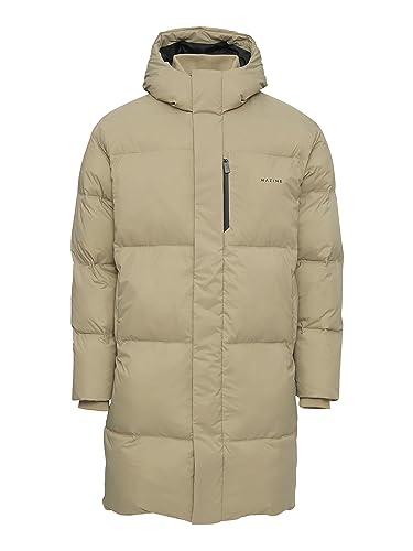 mazine Winterjacke Moose Puffer Coat Unisex - sandy olive - Größe S von mazine