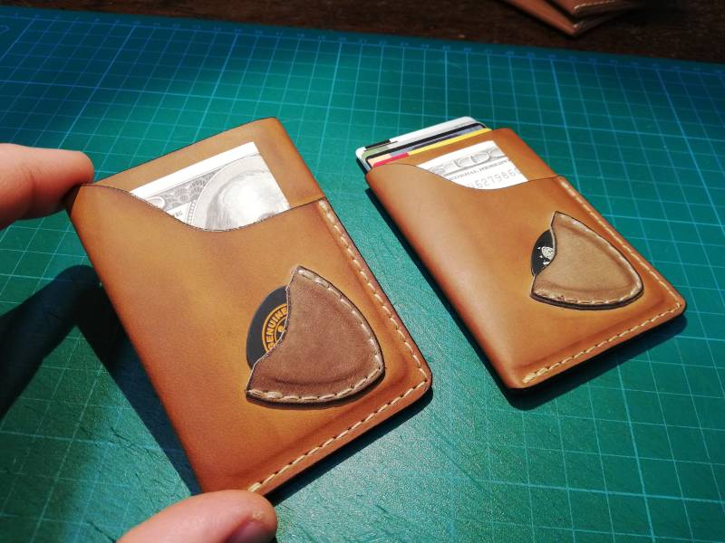 Personalisierter Leder Plektrum Halter Mit Initialen - Brieftasche Kartenhalter Geschenk Zum Vatertag von mbgleather