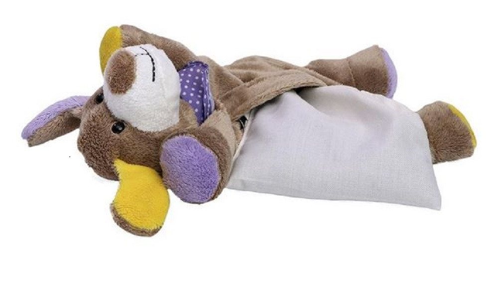 mbw Wärmekissen Plüschtier, Tierform, Warmtier / Kinderkissen, Kirschkernkissen, (2-tlg), Kinder kuscheligen Stofftier, Körnerkissen, Kissen, Tiermotiven von mbw