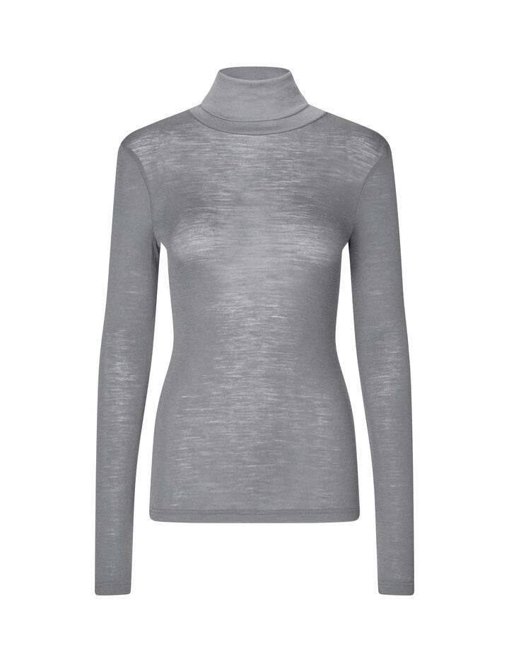 mbym - Rollkragenpullover - Ina-M grau - Gr. - L von mbym