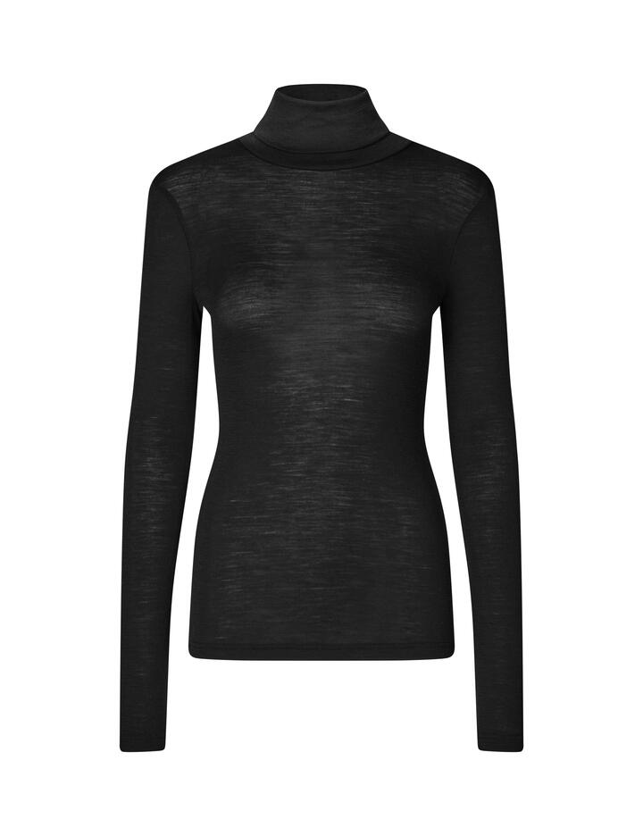 mbym - Rollkragenpullover - Ina-M schwarz - Gr. - S von mbym