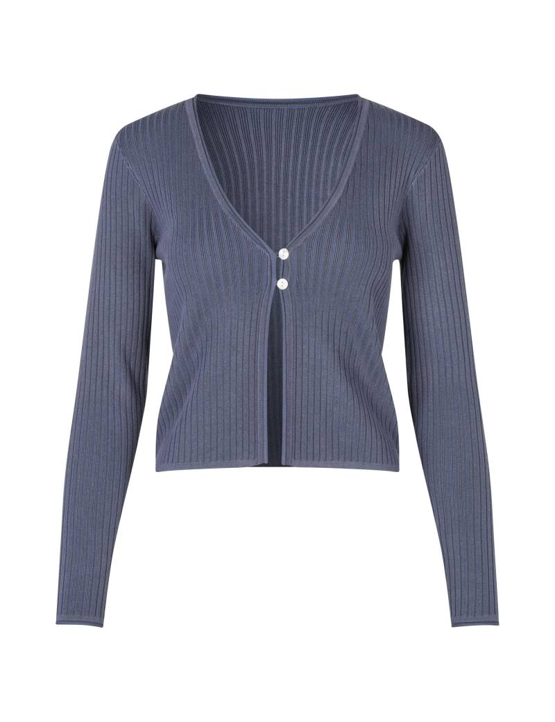 mbym - Strickjacke - Vida-M grau/blau - Gr. - S von mbym