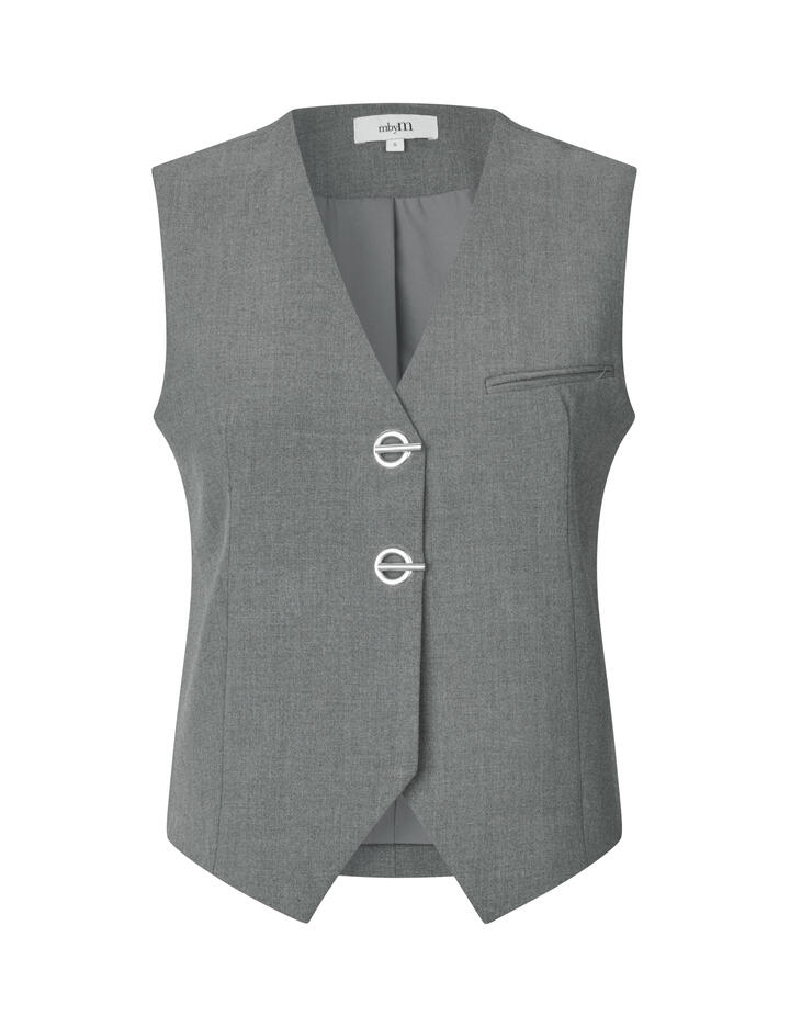 mbym - Weste - Aleia-M grau - Gr. - XS von mbym