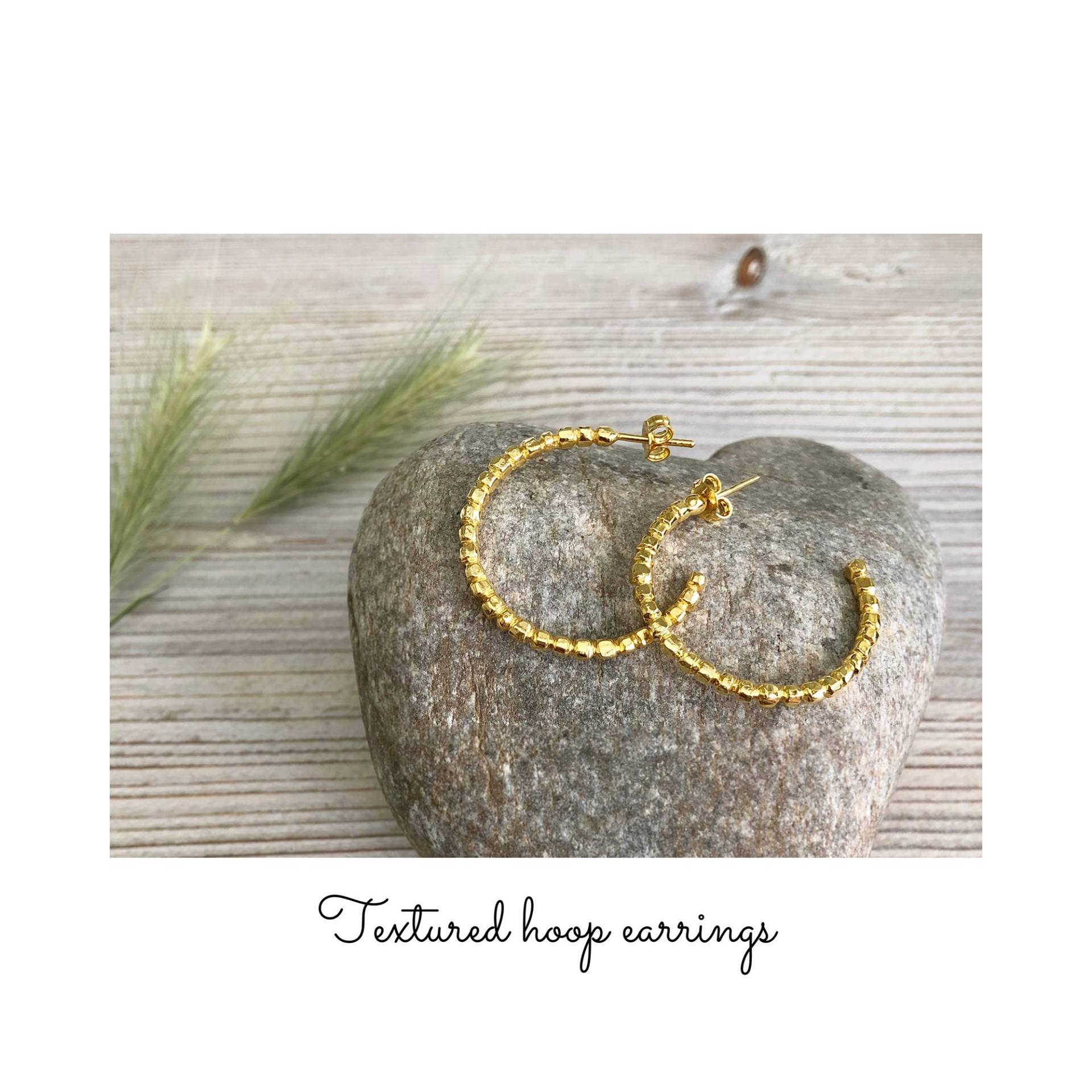 Gold Creolen Gold Creolen von mcsjewellery
