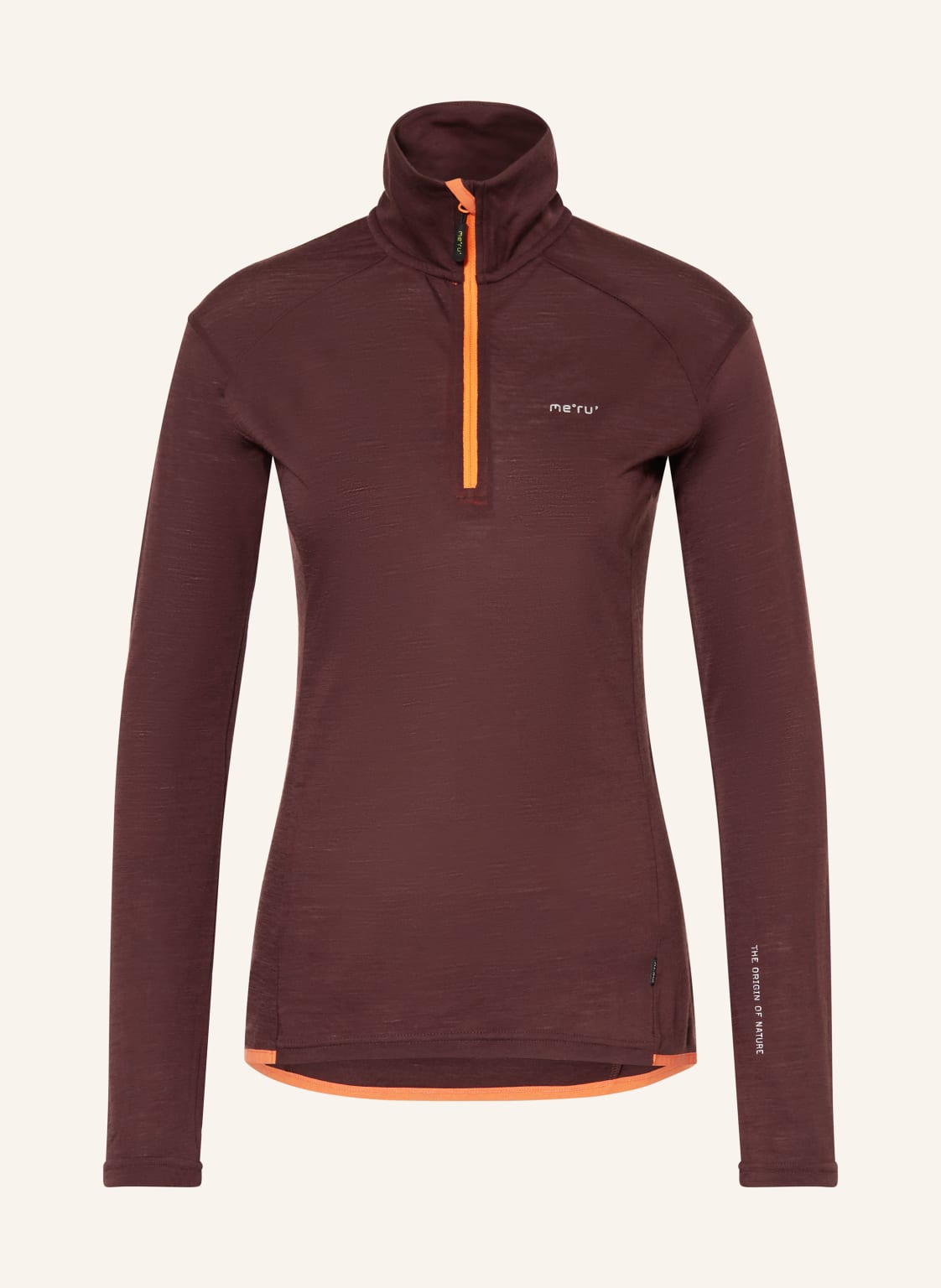 Me°Ru' Midlayer Vordingborg Mit Merinowolle grau von me°ru'